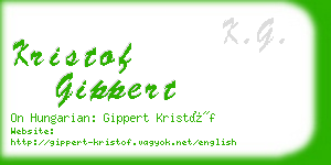 kristof gippert business card